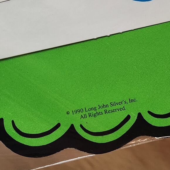 1990 Long John Silver’s Captain Flint Mask – Vintage Halloween Promo – Sealed - Picture 2 of 4